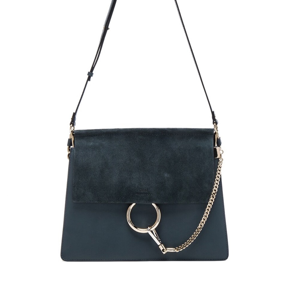 NWT, Still in the box with original wrap! Chloe Medium Faye bag in Blue!